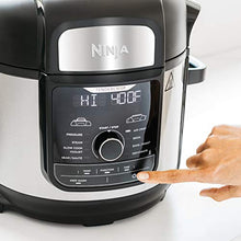 Load image into Gallery viewer, Ninja FD401 Foodi 8-Quart 9-in-1 Deluxe XL Pressure Cooker, Broil, Dehydrate, Slow Cook, Air Fryer, and More, with a Stainless Finish
