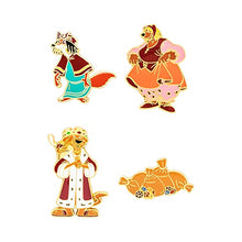 Load image into Gallery viewer, Loungefly: Disney - Robin Hood Fortune Tellers, 4 Piece Enamel Pin Set, Amazon Exclusive, Multicolor (WDPN2454)
