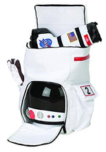 Load image into Gallery viewer, Aeromax Jr. Astronaut Backpack, White, with NASA patches
