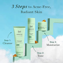 Load image into Gallery viewer, Rael Miracle Bundle - Miracle Clear Barrier Cream (1.8 oz), Miracle Clear Pore Control Clay Mask (3.4 fl. oz), Miracle Clear Exfoliating Cleanser (5.1 fl. oz)
