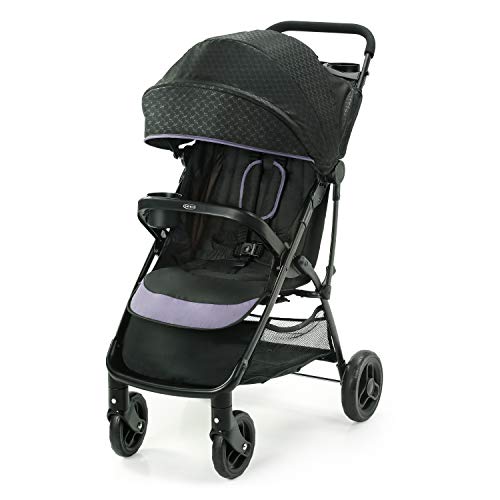 Graco NimbleLite Stroller | Lightweight Stroller, Under 15 Pounds, Car Seat Compatible, Compact Fold, Hailey