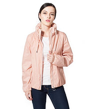 Load image into Gallery viewer, Women&#39;s Ultra Lightweight Quick Dry Water Resistant Casual Drawstring Hideaway Hooded Windbreaker Jacket
