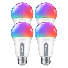 Load image into Gallery viewer, Govee Smart Light Bulbs, Color Changing Light Bulbs with Music Sync, 30 Dynamic Scenes, 16 Million DIY Colors WiFi &amp; Bluetooth Light Bulbs Work with Alexa, Google Assistant &amp; Govee Home App, 4 Pack
