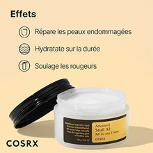 Load image into Gallery viewer, COSRX Snail Mucin 92% Repair Cream 3.52 oz, 100g, Daily Face Gel Moisturizer for Dry Skin, Acne-prone, Sensitive Skin, Not Tested on Animals, No Parabens, No Sulfates, No Phthalates, Korean Skincare
