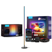 Load image into Gallery viewer, Govee DreamView T1 TV LED Backlights with Camera, RGBIC Wi-Fi TV Backlights for 55-65 inch TVs PC, Works with Alexa &amp; Google Assistant Bundle with Govee RGBIC Floor Lamp
