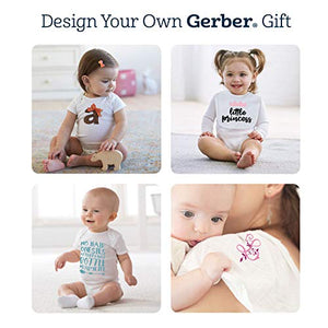 Gerber Baby 5-Pack Solid Onesies Bodysuits, Gray 6-9 Months