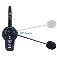 Load image into Gallery viewer, Arama Bluetooth Headset V5.0, Pro Wireless Headset with Noise Canceling Mic for Cell Phone Trucker Engineers Business Home Office
