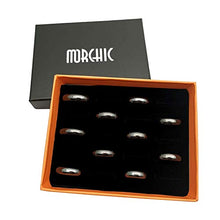 Load image into Gallery viewer, Morchic Magnetic Hematite Rings Bracelet Set, Energy Crystal Therapy Arthritis Anxiety Pain Relief Birthday Gift
