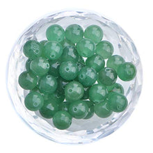 Load image into Gallery viewer, 100Pcs Natural Crystal Beads Stone Gemstone Round Loose Energy Healing Beads with Free Crystal Stretch Cord for Jewelry Making (Green Aventurine, 6MM)
