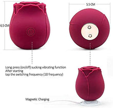 Load image into Gallery viewer, Dual Head Sex Tounge for Licking and Sucking, Rose Toy for Women Pleasure Tongue, Clitorals Stimulator, Electric Women Relaxing Toy, Woman Suction 10 Modes Tongue Stimulator Sucking Nipple Sucker
