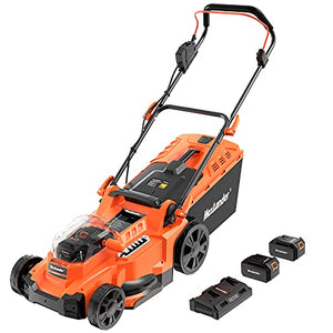 MAXLANDER 40V Cordless Lawn Mower 15 inch Brushless Motor 4.0AH Battery and Charger Included 6 Position Height