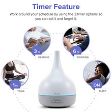 Load image into Gallery viewer, LEVOIT Essential Oil Diffuser, Aromatherapy Diffuser for Essential Oils, Cool Mist Humidifier,300ml Aroma Diffuser with 7 Color Lights &amp; Timer, Auto Shut-off, BPA Free for Home Office Bedroom

