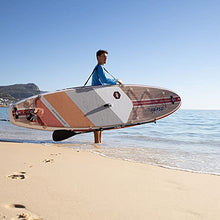 Load image into Gallery viewer, THURSO SURF Inflatable Stand Up Paddle Board All-Around SUP Waterwalker 132 11'×32''×6'' Deluxe Package | Carbon Shaft Paddle | Roller Backpack | Dual Chamber Pump | Coiled Leash (Crimson)
