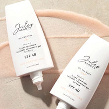 Load image into Gallery viewer, Julep No Excuses Clear Facial Sunscreen Broad-Spectrum SPF 40 + Glow Face Moisturizer With Vitamin E for Over &amp; Under Makeup, 1 Fl Oz
