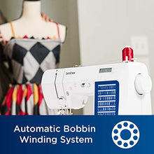 Load image into Gallery viewer, Brother CS7000X Computerized Sewing and Quilting Machine, 70 Built-in Stitches, LCD Display, Wide Table, 10 Included Feet, White
