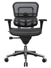 Load image into Gallery viewer, Eurotech Seating Ergohuman Mid Back Mesh Swivel Chair, Black
