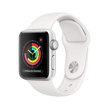 Load image into Gallery viewer, Apple Watch Series 3 (GPS, 38mm) - Silver Aluminum Case with White Sport Band
