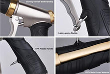 Load image into Gallery viewer, ESOW Garden Hose Nozzle 100% Heavy Duty Metal, Full Brass Nozzle &amp; ABS Non-Slip Ergonomic Grip, 4 Watering Patterns, High Pressure Metal Spray Gun for Watering Plants, Car Wash and Showering Dog
