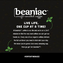 Load image into Gallery viewer, beaniac Organic Down Time Decaffeinated Medium Roast, Single Serve Coffee Pods, Arabica Coffee, Plant-Based, 30 Count
