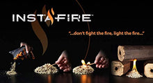 Load image into Gallery viewer, (18 Packs) Insta-Fire Granulated Fire Starter, All Natural, Eco-Friendly, Lights up to 48 Total Fires in Any Weather, Awarded 2017 Fire Starter of The Year
