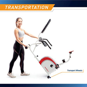Marcy Recumbent Exercise Bike with Magnetic Resistance and Pulse Sensor NS-908R
