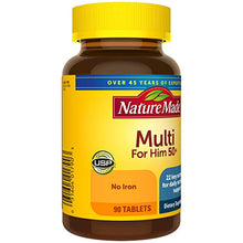Load image into Gallery viewer, Nature Made Men&#39;s Multivitamin 50+ Tablets with Vitamin D, 90 Count
