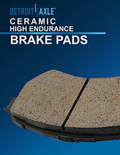 Load image into Gallery viewer, Detroit Axle - 296mm Front And 292mm Rear Drilled &amp; Slotted Brake Rotors + Ceramic Brake Pads Replacement for Buick Regal Chevy Malibu - 10pc Set
