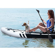 Load image into Gallery viewer, SÄKEE 10FT Inflatable Stand Up Paddle Board with Premium SUP Accessories, Fit for Youth &amp; Adult Paddleboard with Kayak Seat

