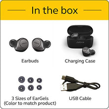 Load image into Gallery viewer, Jabra Elite 75t Earbuds – Alexa Enabled, True Wireless Earbuds with Charging Case, Titanium Black – Noise Cancelling Bluetooth Earbuds with a Comfortable, Secure Fit, Long Battery Life, Great Sound
