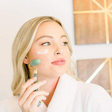 Load image into Gallery viewer, Jade Roller for Face - Face &amp; Neck Massager for Skin Care, Facial Roller to Press Serums, Cream and Oil Into Skin, Lymphatic Drainage Massager Skin Care Tool, Eye Massager and Neck Roller (1 Pack)
