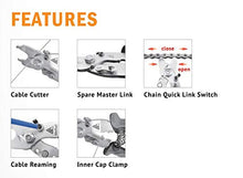 Load image into Gallery viewer, BikeTool Cycling Cable Cutter&amp;Bike Chain Master Missing Link Pliers 5 in 1 Multifunction Tool Kit for Road Mountain Cyclocorss Gravel E-Bike BMX Bicycle use (Orange)
