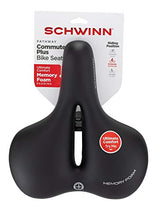 Load image into Gallery viewer, Schwinn Bike Seat Commute Plus Pathway Memory Foam Saddle

