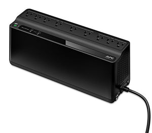 APC UPS, 850VA UPS Battery Backup & Surge Protector, BE850G2 Backup Battery, 2 USB Charger Ports, Back-UPS Series Uninterruptible Power Supply