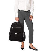 Load image into Gallery viewer, TUMI - Voyageur Carson Laptop Backpack - 15 Inch Computer Bag for Women - Black/Silver
