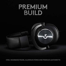 Load image into Gallery viewer, Logitech G PRO Gaming Headset 2nd Generation Comfortable and Durable with PRO-G 50 mm Audio Drivers, Aluminum, Steel and Memory Foam, for PC,PS5,PS4 - Black
