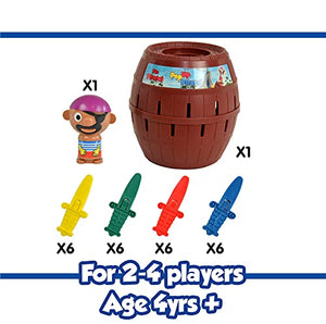 TOMY Pop Up Pirate Game - Provides Plenty of Swashbucklin' Fun on Family Game Night