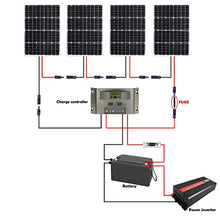 Load image into Gallery viewer, Sunxeke PV Solar Fuse Holder Connector 30A Inline Waterproof with 30A fuse,for Solar Panel, Control Solar etc.N-001+ZTPV-25-30A
