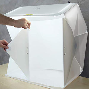 Foldio360 Full Set - Foldio3 + Halo Bars + Foldio360 + Foldio360 Extension Kit (25" All-in-one Portable Foldable Photo Shooting Studio Light Box with LED Lightning Kit) by ORANGEMONKIE