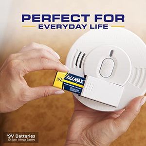 Allmax 9V Maximum Power Alkaline Batteries (12 Count) – Ultra Long-Lasting 9V Battery, 7-Year Shelf Life, Leak-Proof, Device Compatible – Perfect for Smoke Detectors and Fire Alarms