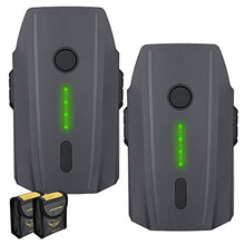 Load image into Gallery viewer, Powerextra Mavic Pro Battery, 2-Pack 11.4V 3830 mAh LiPo Intelligent Flight Battery + Battery Safe Bag Replacement for Mavic Pro &amp; Platinum &amp; Alpine White Drone (Not Fit for Mavic 2)
