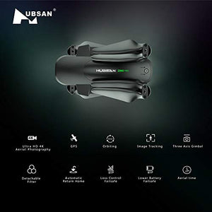 Hubsan Zino Pro 4K Drone UHD Camera 3-Axis Gimbal FPV RC Quadcopter with Carrying Bag, 5G WiFi Transmission Brushless Motor GPS Return to Home Foldable Arm RTF