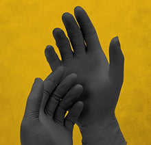 Load image into Gallery viewer, Adenna DLG679 Dark Light 9 mil Nitrile Powder Free Exam Disposable Gloves (Black, XX-Large) Count of 90 Pack of 1
