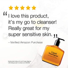 Load image into Gallery viewer, Liquid Neutrogena Fragrance-Free Gentle Facial Cleanser with Glycerin, Hypoallergenic &amp; Oil-Free Mild Face Wash, 8 fl. oz
