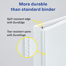 Load image into Gallery viewer, Avery Heavy Duty View 3 Ring Binder,1" One Touch Slant Ring, Holds 8.5" x 11" Paper, 1 White Binder (79799)
