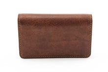 Load image into Gallery viewer, Tony Perotti Unisex Italian Cow Leather Front Pocket Business and Credit Card Case Wallet in Cognac
