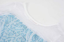 Load image into Gallery viewer, Padete Little Girl Princess Sky Blue Dress Snow Party Queen Halloween Costume (3 Years, Sky Blue)
