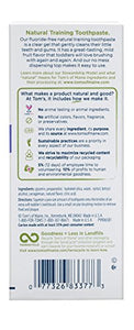 Tom's of Maine Fluoride-Free Toddler Training Toothpaste, Mild Fruit, 1.75 oz. 3-Pack