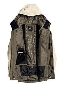 Quiksilver Horizon Snowboard Jacket Mens Sz S Grape Leaf