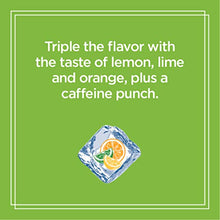 Load image into Gallery viewer, Sparkling Ice +Caffeine Triple Citrus Sparkling Water, with Antioxidants and Vitamins, Zero Sugar, 16 fl oz Cans (Pack of 12)
