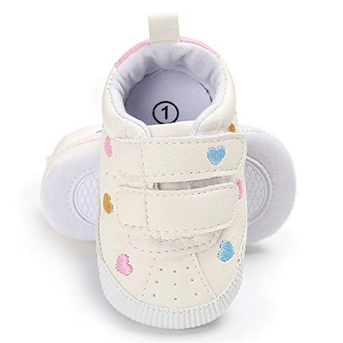 Baby Boys Girls Sneakers Non Slip Rubber Sole Infant Toddler First Walker Outdoor Tennis Crib Dress Shoes (12-18 Months Toddler, C-Muti-Color)